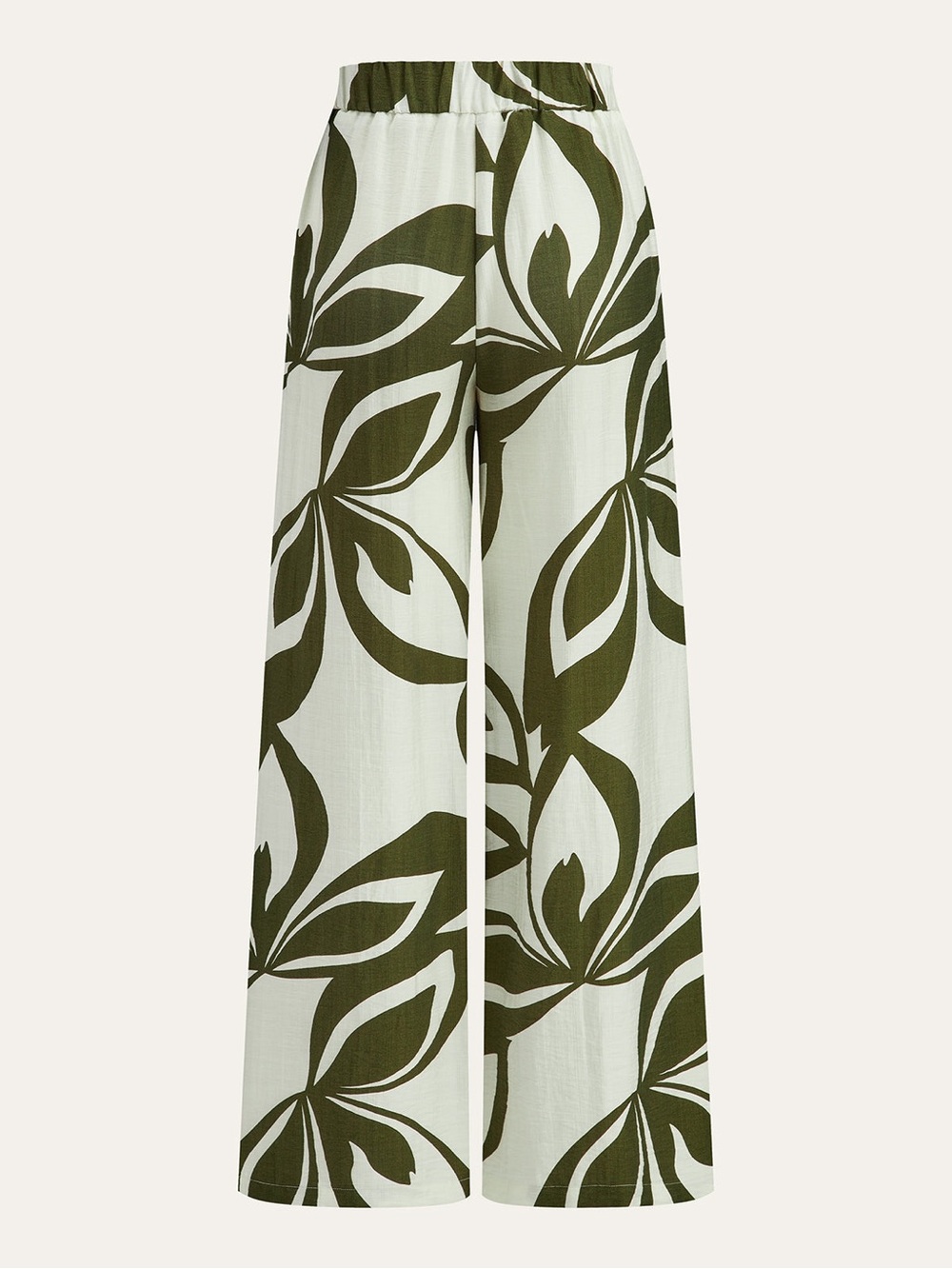 COMMENSE NWT FLORAL WIDE LEG PANTS XS - Picture 3 of 6